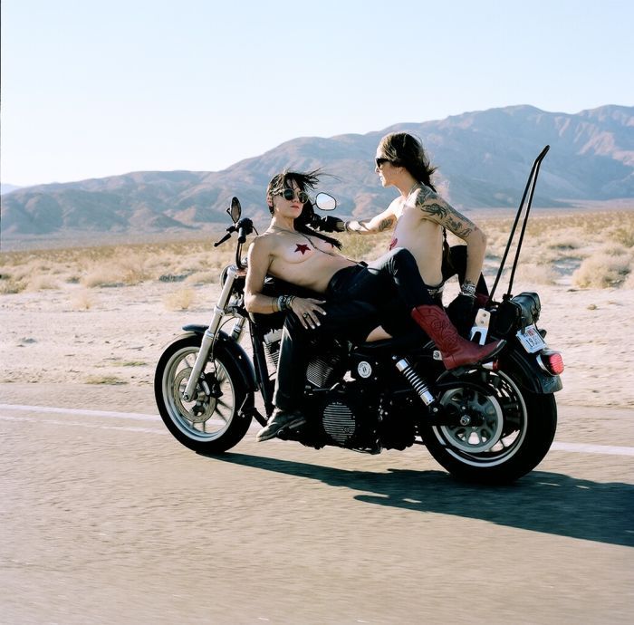 Girls on a motorcycle in Jiaxing