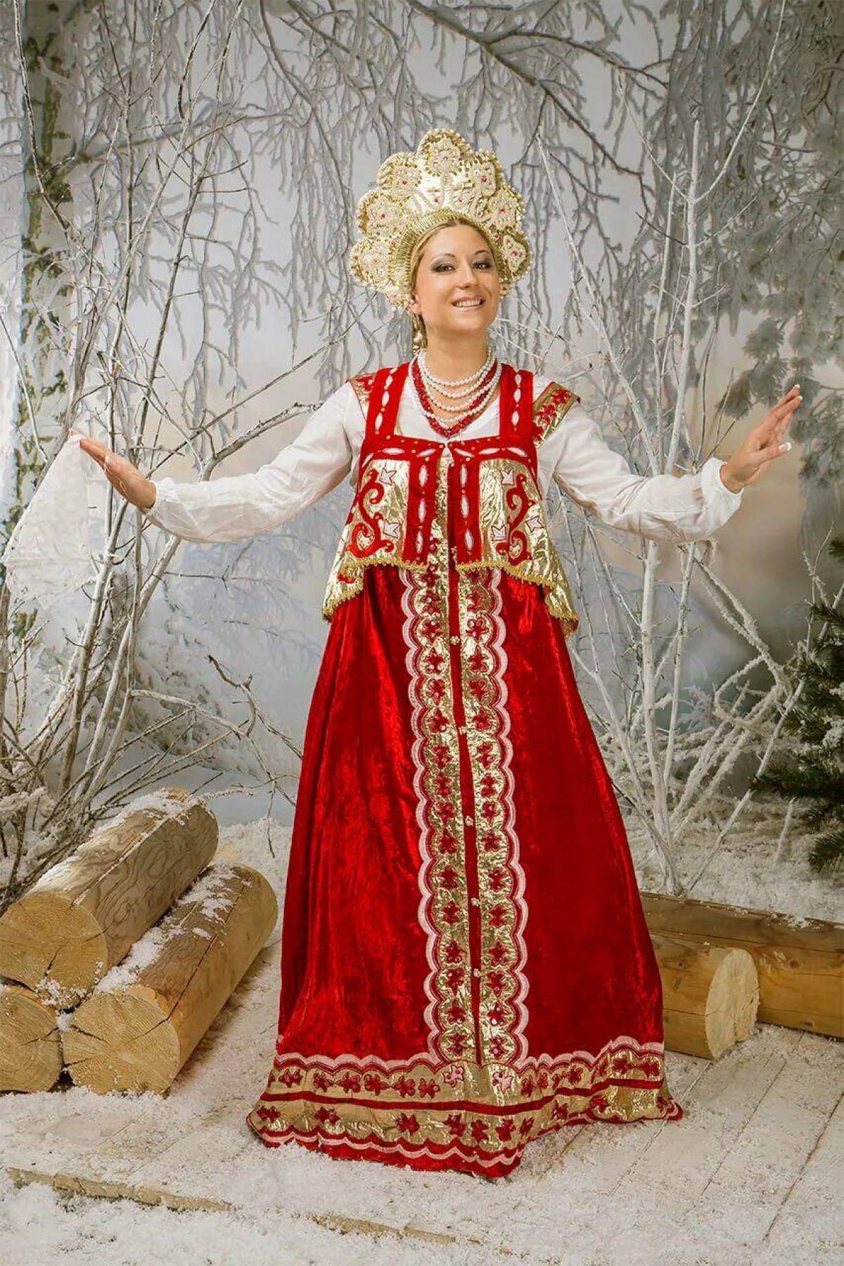 Girls in Slavic costumes in Jiaxing